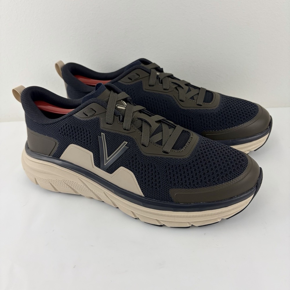 Vionic Walk Max Men's 9.5 Navy Blazer Walking Shoes Orthotic Sneakers Lace Up
